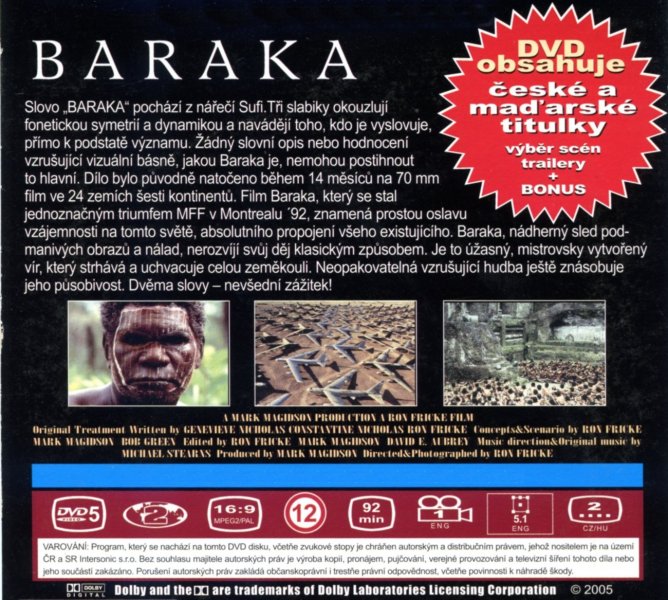 detail Baraka: Odysea země - DVD pošetka
