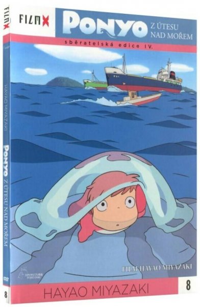 detail Ponyo z útesu nad mořem - DVD
