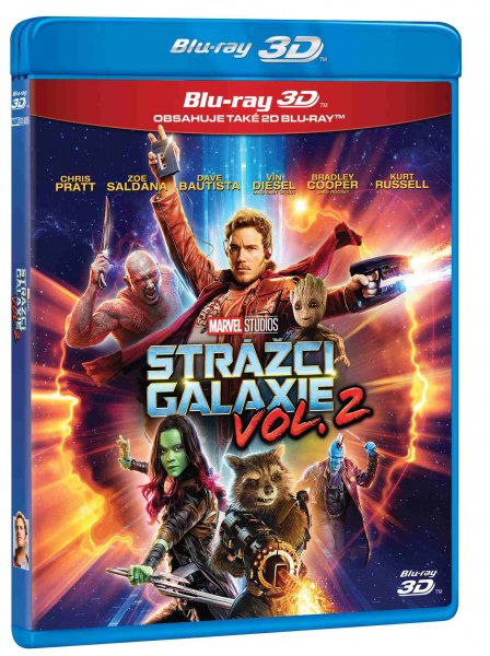 detail Strážci Galaxie vol. 2 - Blu-ray 3D + 2D