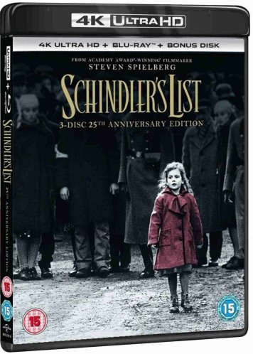Schindler's List - 25 Years Anniversary Edition - 4K Ultra HD + Blu-ray