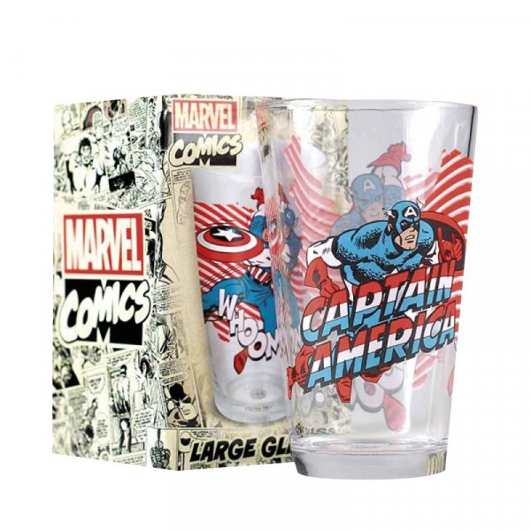 detail Sklenice Captain America 450 ml