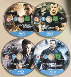 Bourne Collection 4-Movies - Blu-ray 4BD OUTLET