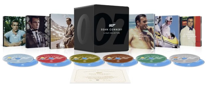 detail James Bond: S. Connery (6-film collection) - 4K UHD + BD Steelbook