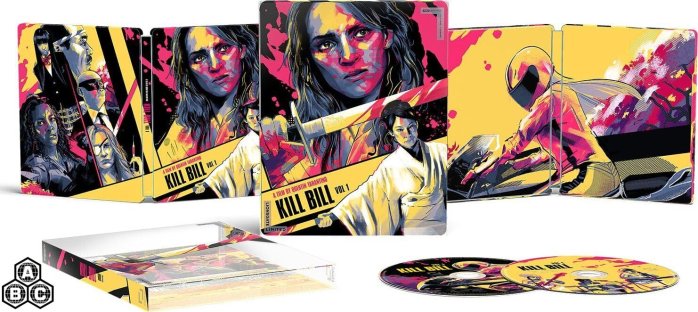 detail Kill Bill Vol. 1 Limited Edition Steelbook - 4K UHD + Blu-ray Steelbook