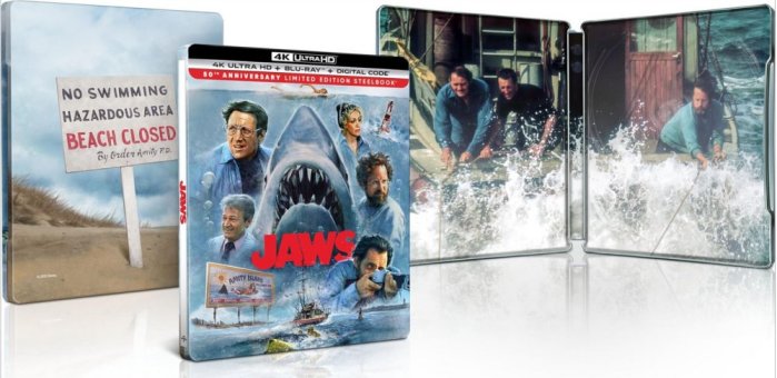 detail Jaws - 4K Ultra HD Blu-ray Steelbook 50th Anniversary