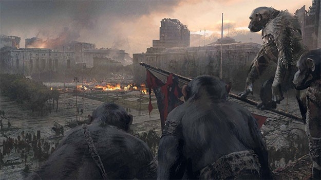 detail War for the Planet of the Apes - DVD
