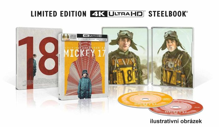 detail Mickey 17 - 4K Ultra HD Blu-ray + Blu-ray Steelbook (Teaser)