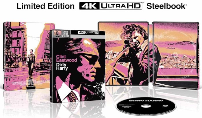 detail Dirty Harry - Limited Edition Steelbook 4K Ultra HD + Blu-Ray (bez CZ)