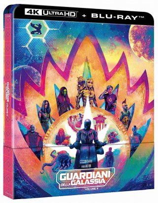Strážci Galaxie Vol. 3 - Blu-ray (s CZ) + 4K (bez CZ) Steelbook + lentik.karta