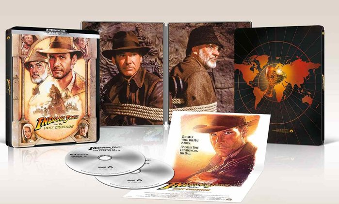 detail Indiana Jones and the Last Crusade - 4K UHD + Blu-ray Steelbook