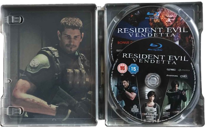 detail Resident Evil: Vendeta - Blu-ray Steelbook (2BD)
