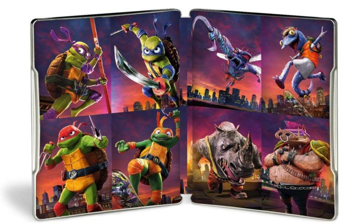 detail Teenage Mutant Ninja Turtles: Mutant Mayhem - 4K Ultra HD Blu-ray + Blu-ray Steelbook