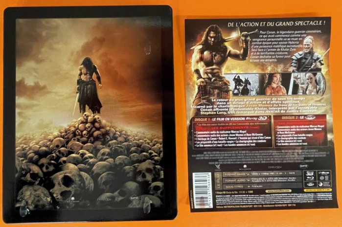 detail Barbar Conan (2011) - Blu-ray 3D + 2D + DVD Steelbook (bez CZ) OUTLET