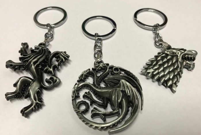 detail Klíčenka Hra o trůny - Lannister