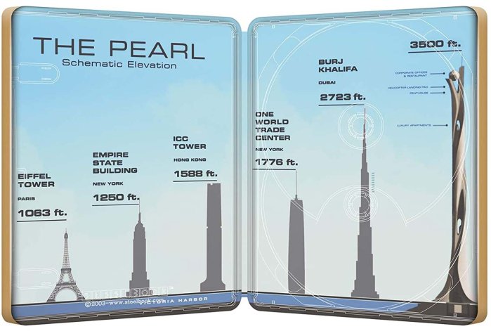 detail Skyscraper  - Blu-ray Steelbook