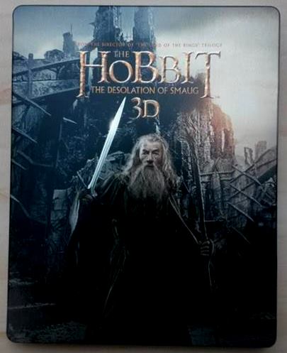 detail The Hobbit: The Desolation of Smaug - Blu-ray 3D + 2D (4 BD) Steelbook