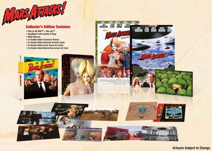 detail Mars Attacks! 30th Anniversary - Steelbook Limit. Collectors Edition 4K + Blu-ray