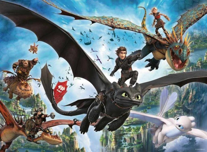 detail How to Train Your Dragon: The Hidden World - DVD
