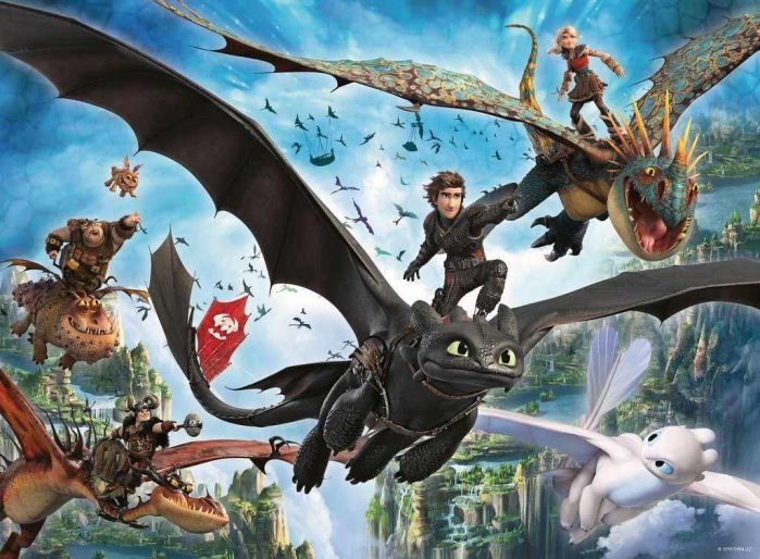 detail How to Train Your Dragon: The Hidden World - Blu-ray 3D + 2D (2BD)