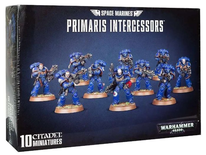 detail Space Marines Primaris Intercessors Plastic Kit