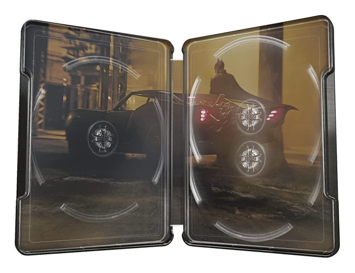 detail The Batman (2022) - 4K + BD + BD bonus Steelbook Batmobile Tail Lights