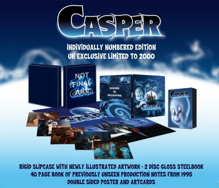detail Casper 30th Anniversary Collectors Edition - 4K UHD + BD Steelbook