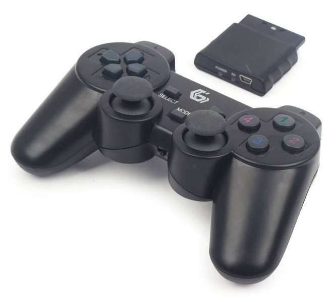 detail GEMBIRD Joy Gamepad JPD-WDV-01, vibrační, bezdrátový, PC/PS2/PS3, USB