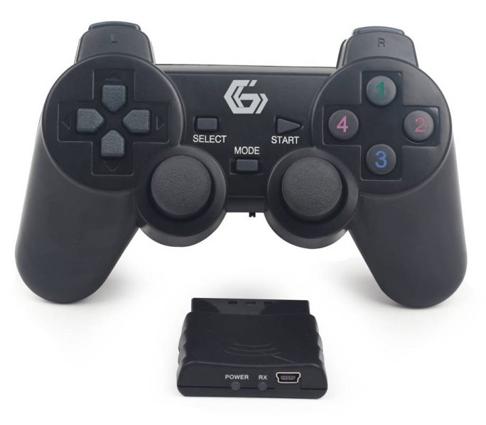 detail GEMBIRD Joy Gamepad JPD-WDV-01, vibrační, bezdrátový, PC/PS2/PS3, USB