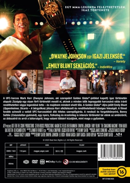 detail The Smashing Machine - DVD