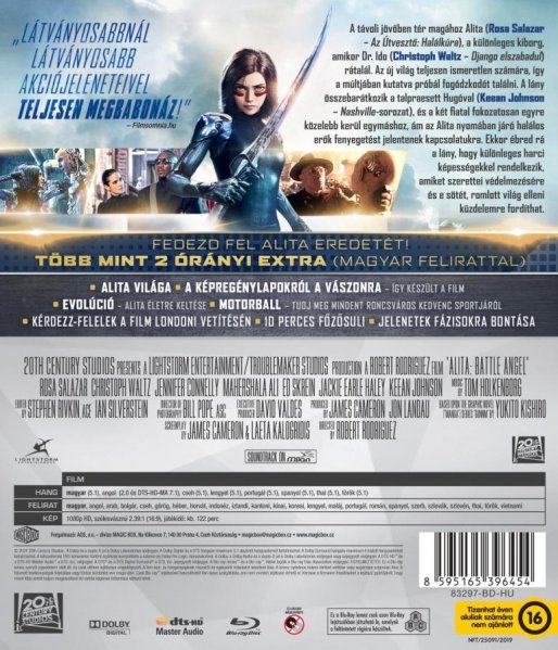 detail  Alita: Battle Angel - Blu-ray