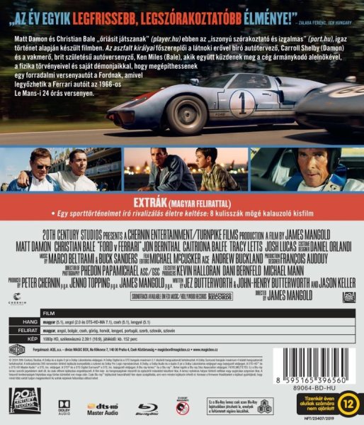 detail Ford v Ferrari - Blu-ray