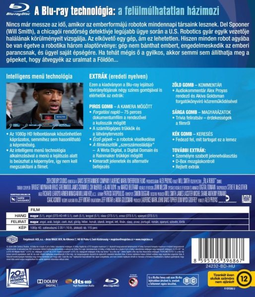 detail I, Robot - Blu-ray