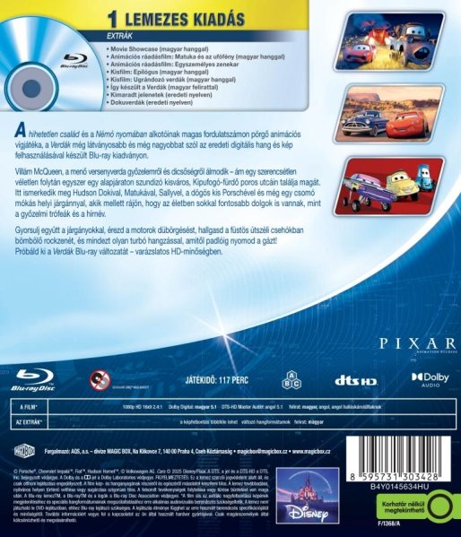 detail Cars - Blu-ray (HU)