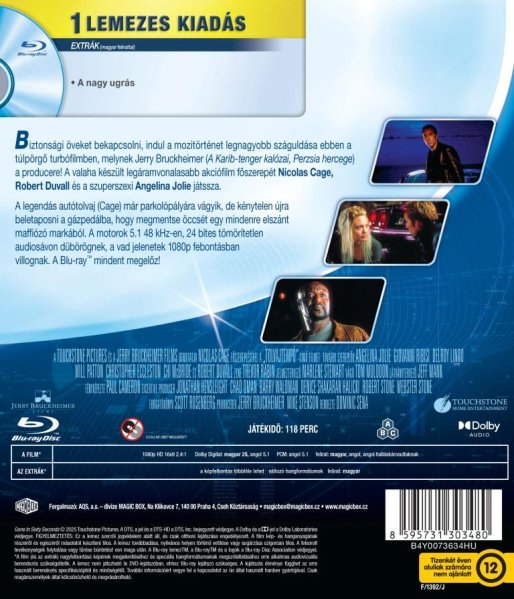 detail Gone in Sixty Seconds - Blu-ray (HU)
