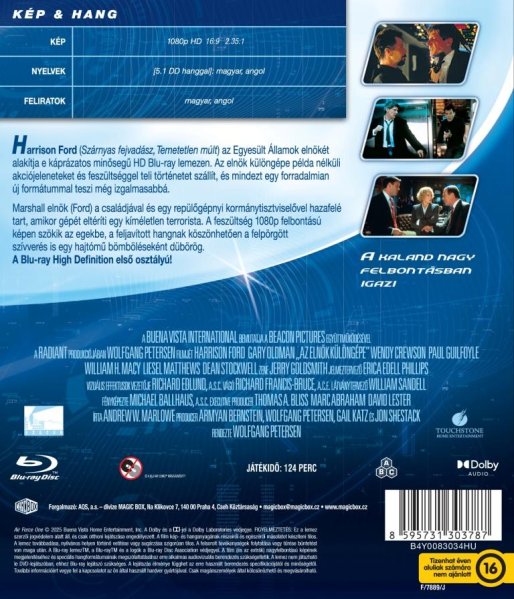 detail Air Force One - Blu-ray (HU)