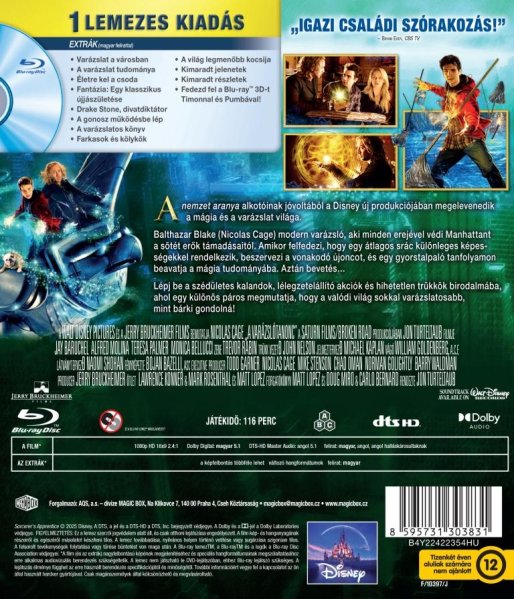 detail The Sorcerer's Apprentice - Blu-ray (HU)