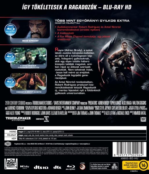detail Predators - Blu-ray
