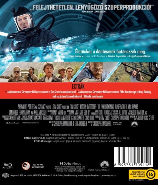detail Mission: Impossible The Final Reckoning - Blu-ray