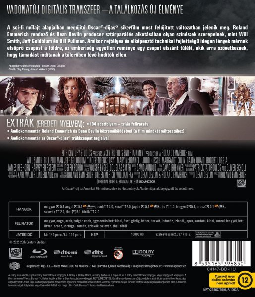 detail Independence Day (original and extended version) - Blu-ray