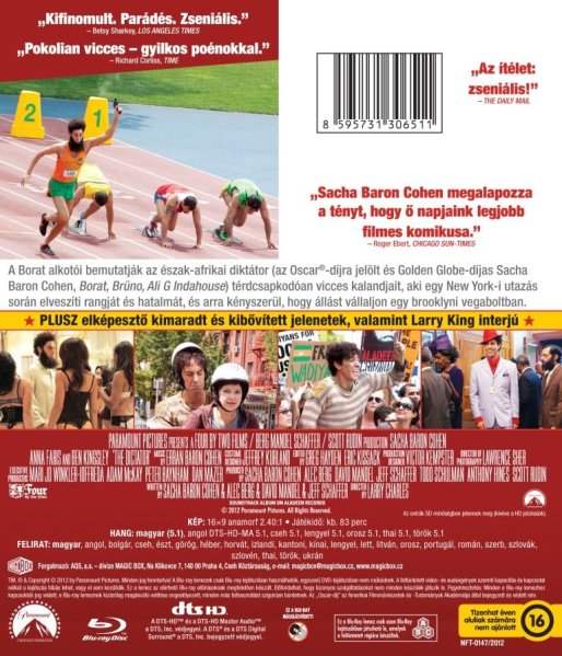 detail The Dictator - Blu-ray