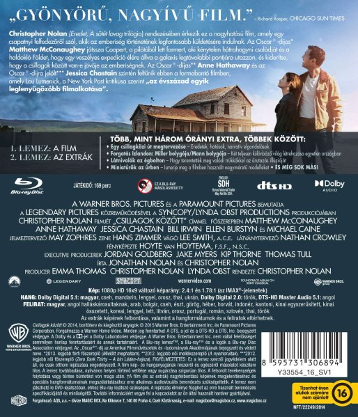 detail Interstellar -  Blu-ray 2BD