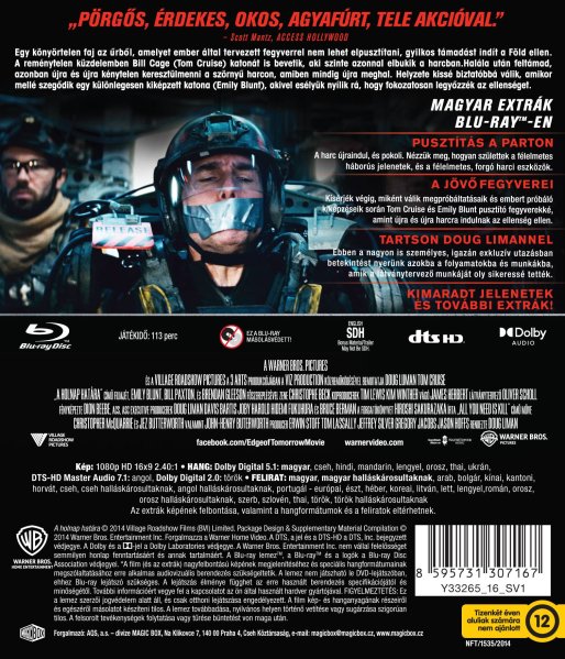 detail Edge of Tomorrow - Blu-ray