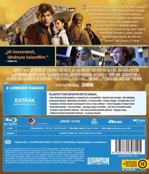 detail Solo: A Star Wars Story - Blu-ray