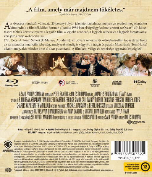 detail Amadeus:Director´s Cut - Blu-ray