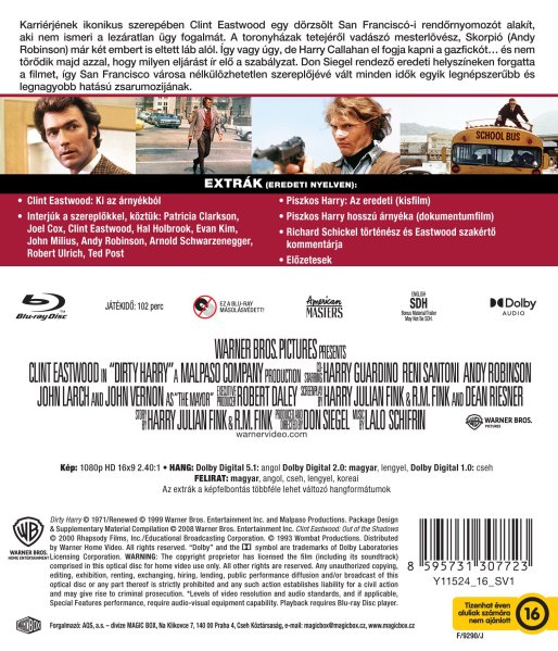 detail Dirty Harry - Blu-ray