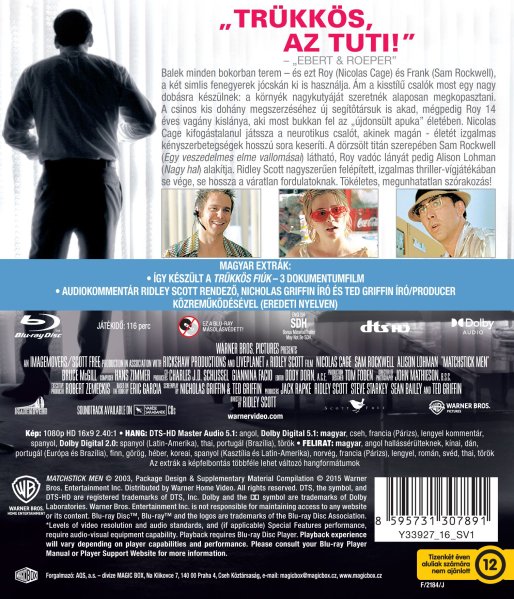 detail Matchstick Men - Blu-ray