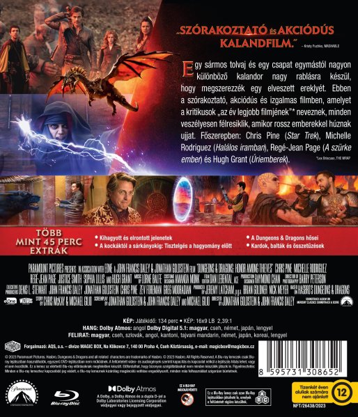 detail Dungeons & Dragons: Honor Among Thieves - Blu-ray