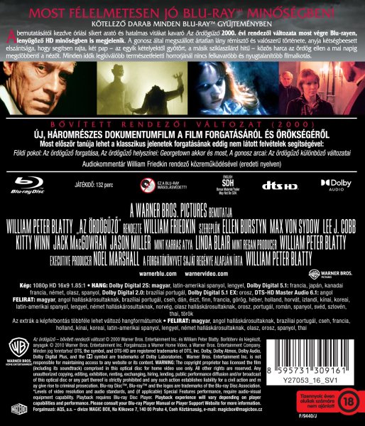detail The Exorcist - Blu-ray extended director's cut
