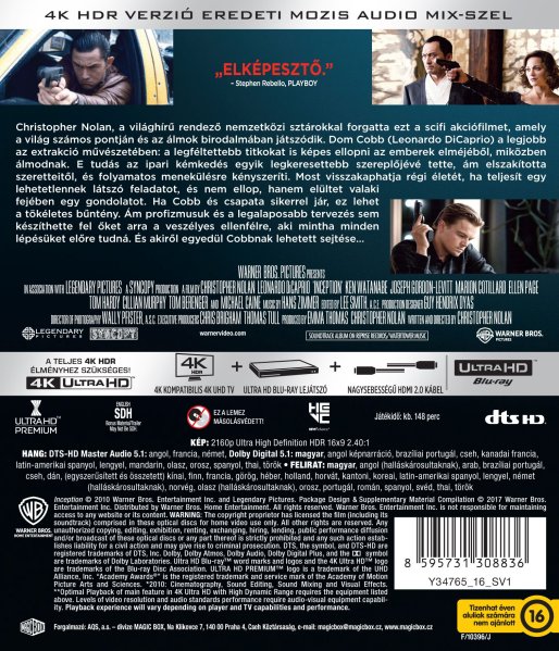 detail The Inception - 4K Ultra HD Blu-ray