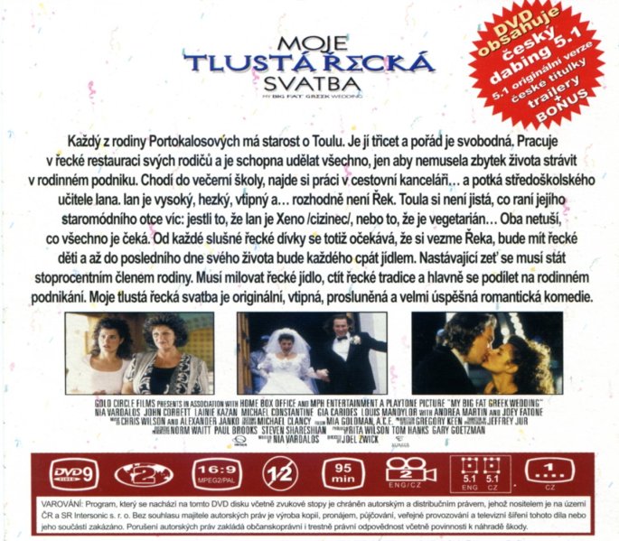 detail Moje tlustá řecká svatba - DVD pošetka